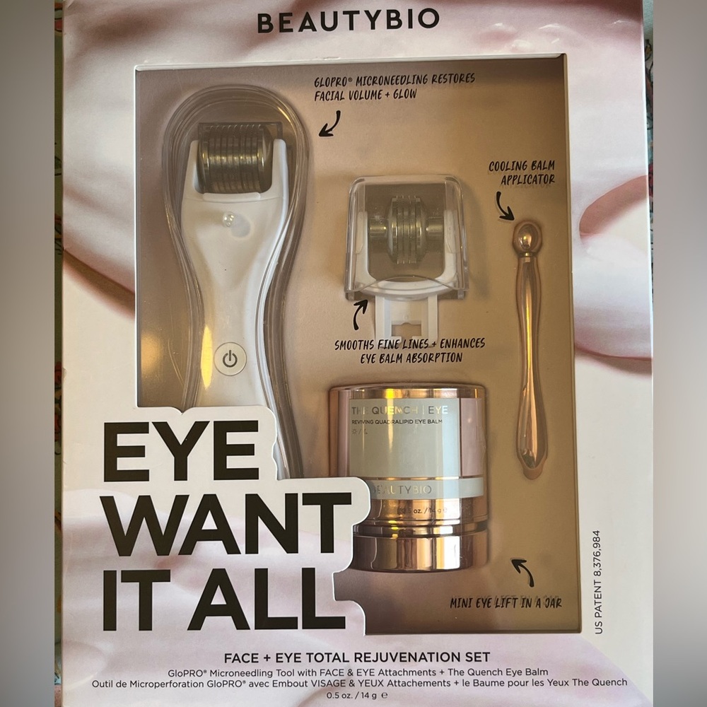 BeautyBio Face & Eye Total Rejuvenation Set- NIB UNOPENED MSRP- $249